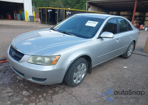2007 Hyundai Sonata Gls z USA, uszkodzony, nr VIN 5NPET46C47H287197